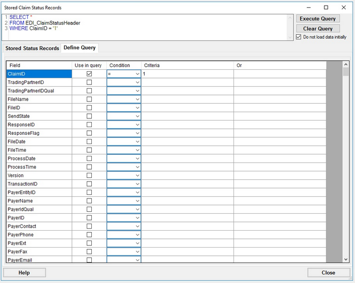 Build your query.