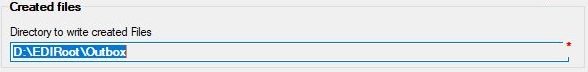 Determining the handling of created files.