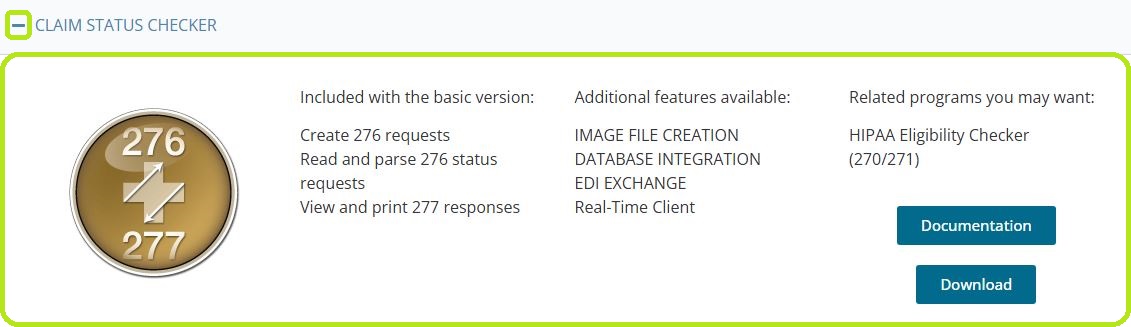 The "(+)" option displays the details of the application. The "(+)" option displays the details of the application.