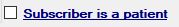 Unchecking the Subscriber is Patient check mark. Unchecking the Subscriber is Patient check mark.