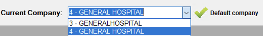 The "Company Identity" selection is under the "Current Company" drop-down menu. The "Company Identity" selection is under the "Current Company" drop-down menu.