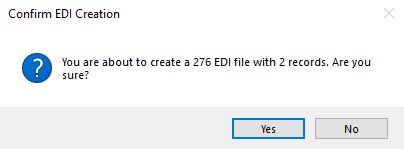 Confirming the creation of the file. Confirming the creation of the file.