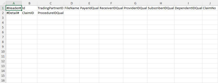 Sample Excel file with a single sheet.