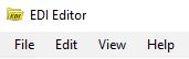 The Tab Menu bar.