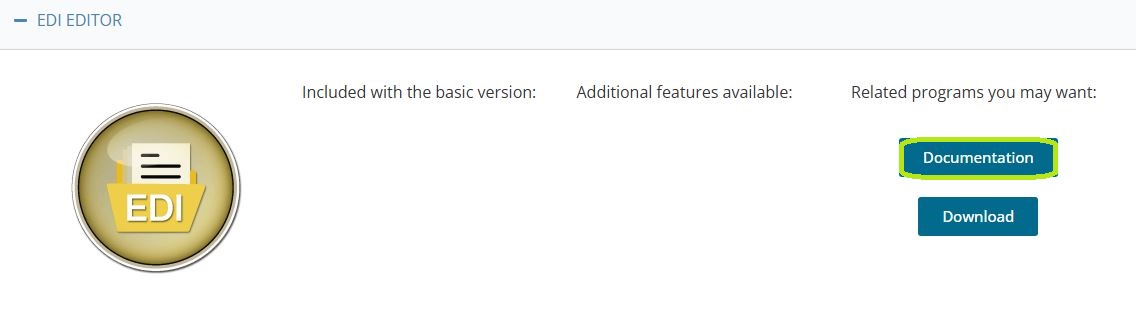 The �Documentation" button.