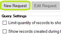 The "New Request" button.