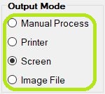 2.5 ec output mode