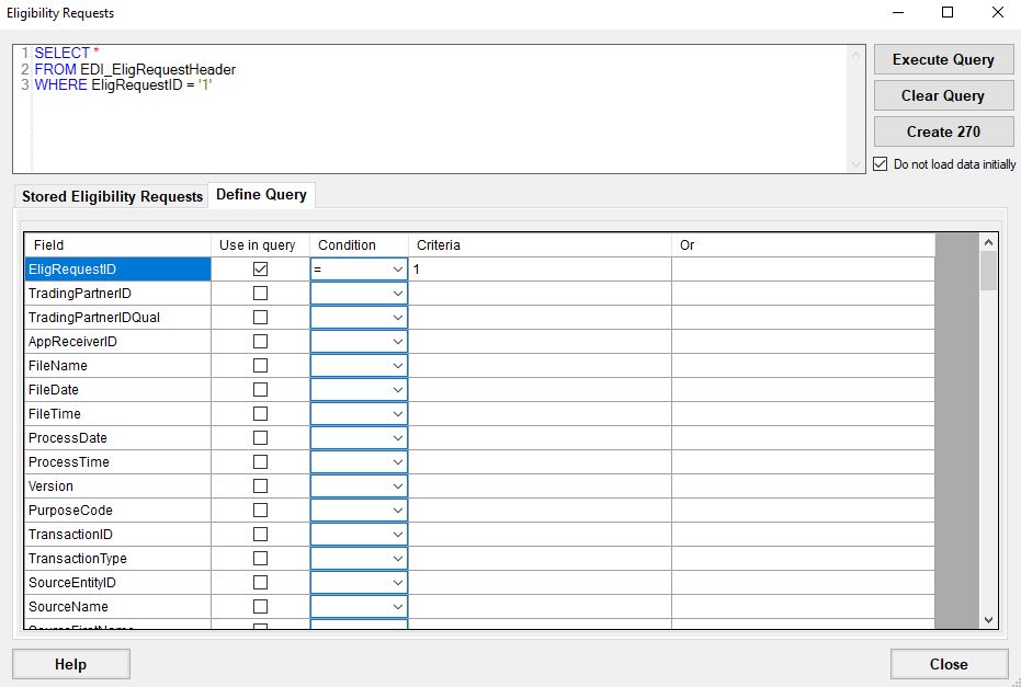 Build your query.