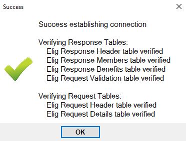 Message pop-up if the connection was established successfully. Message pop-up if the connection was established successfully.