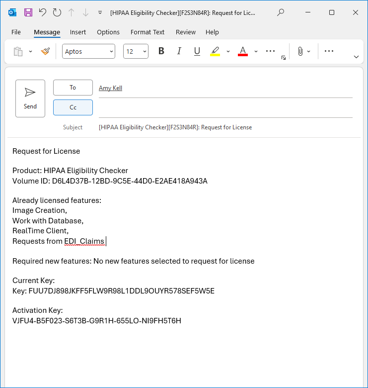 Email sample requesting a trial extension.