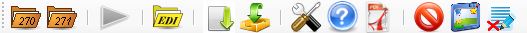 The Task Bar allows quick access to the most important functions.