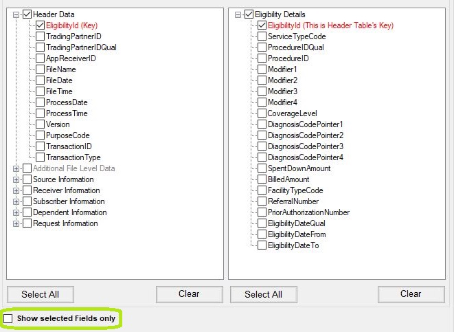 The drop-down with options for a blue field. The drop-down with options for a blue field.