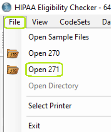 Open the EDI file you want to edit.