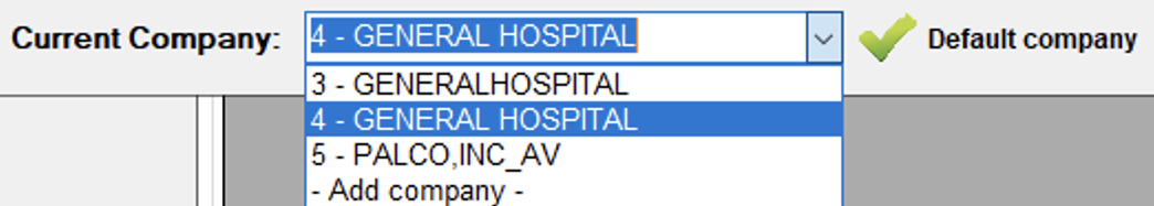 The "Company Identity" selection is under the "Current Company" drop-down menu.