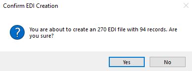 User prompt for included transactions. User prompt for included transactions.