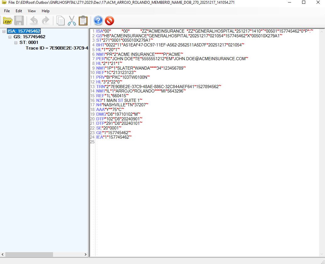 The Response File. The Response File.