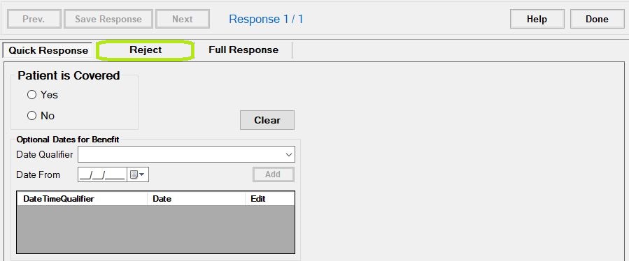 The "Reject" tab.