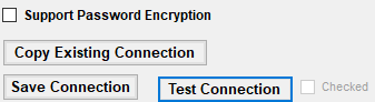 The four actions are in the "Database Connection" box. The four actions are in the "Database Connection" box.