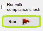 2.3 er run button