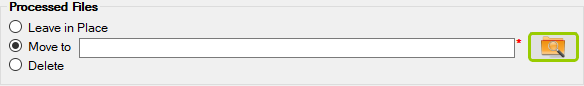 This is the processed file path if EDI Exchange is not enabled.