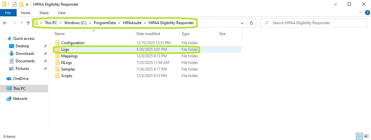 The directory pathway for the daily logs.