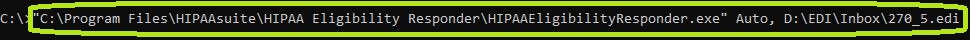 Command to auto-process a single file.