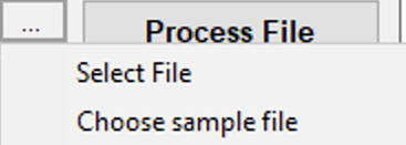 Import options. Import options.