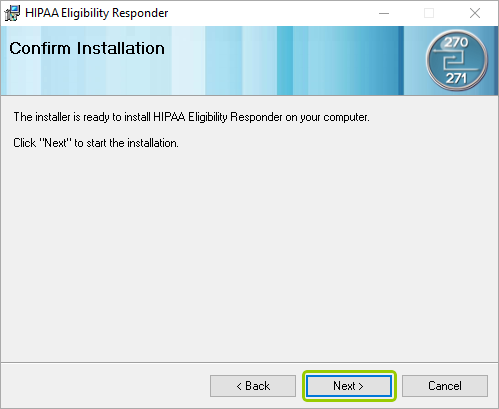 The "Confirm Installation" window.
