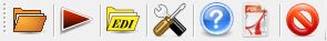 The Task Bar allows quick access to the most important functions. The Task Bar allows quick access to the most important functions.