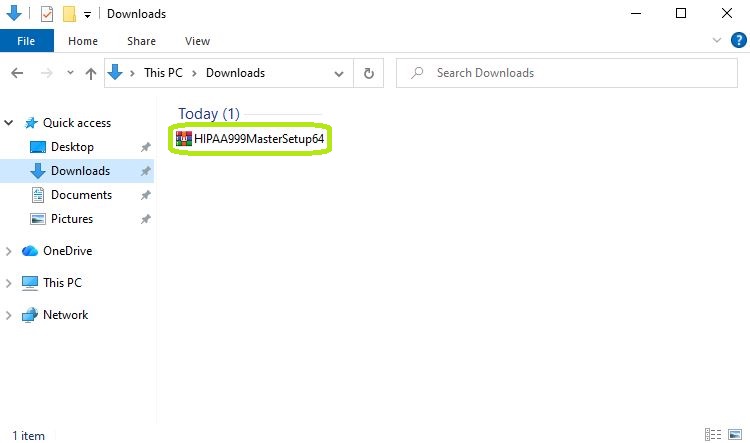 The ZIP file is in the "Downloads" folder. The ZIP file is in the "Downloads" folder.
