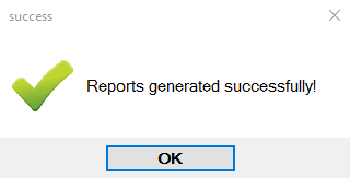 Success message after directory processing.