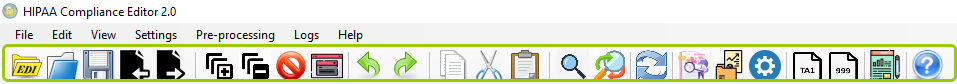 The "Taskbar" allows quick access to the most important functions. The "Taskbar" allows quick access to the most important functions.