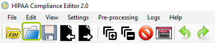 The "Open Folder" icon.