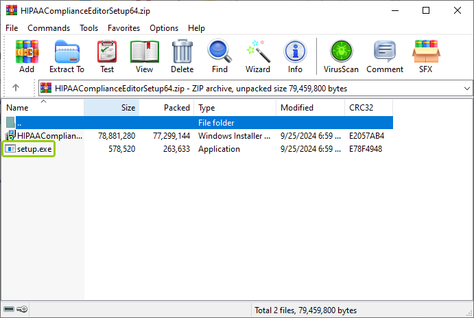Double-click the "setup.exe" application to begin installation. Double-click the "setup.exe" application to begin installation.