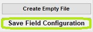 The "Save Field Configuration" button.