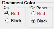 Set the color of document background and labels. Set the color of document background and labels.