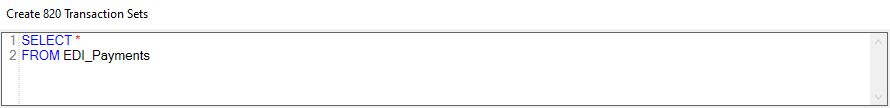 The "Query Field" box.
