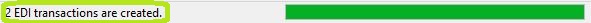 Number of EDI files created.