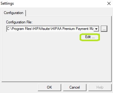 The "Edit" button. The "Edit" button.