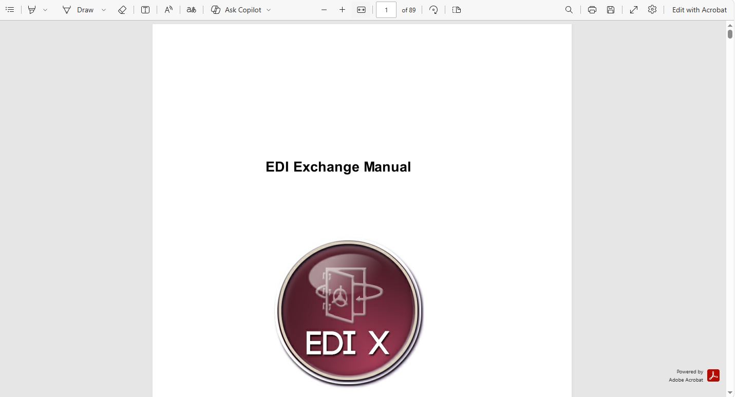 The user's manual opens after clicking "Documentation."