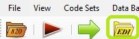 The "EDI Editor" icon is also in the Taskbar.