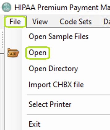 Open the EDI file you want to edit.