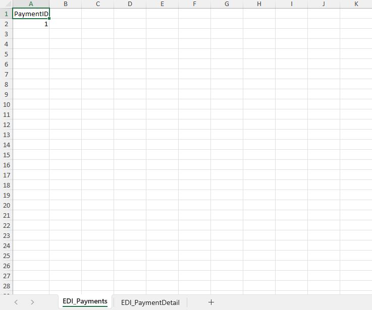 Sample Excel file with multiple sheets (Header and Detail).