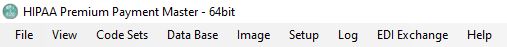 The Tab Menu Bar may contain different tabs depending on the licensed modules.