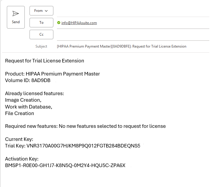 Email sample requesting an extension.