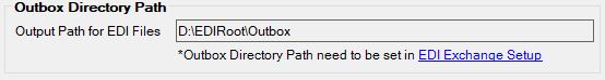 Outbox Directory Path.