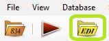 The "EDI Editor" icon is also in the Taskbar.