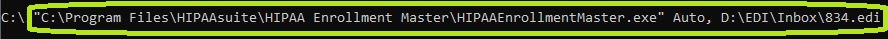 Command to auto-process a single file.