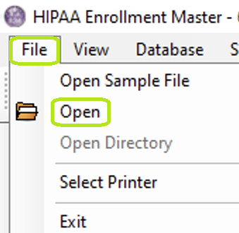 Open the EDI file you want to edit.