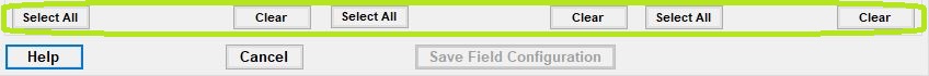 The options to select fields. The options to select fields.